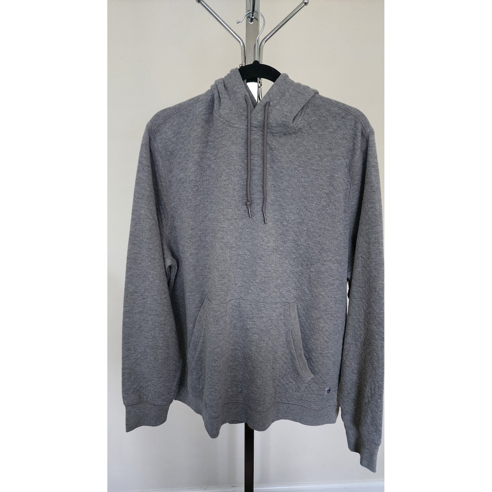 Flag & Anthem Mens XL Gray Pullover Hoodie Sweatshirt COREKT1701 Heathered